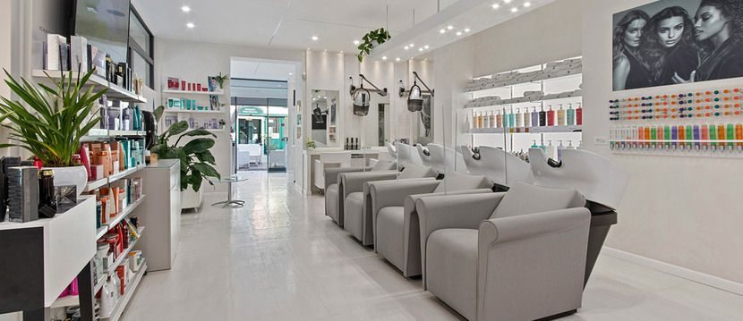 Interno del salone Antonella Alassio Hairstylists ad Alassio